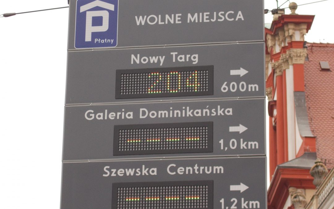 System parkingowy Amano zintegrowany z ITS Wrocław